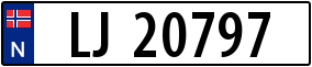 Truck License Plate